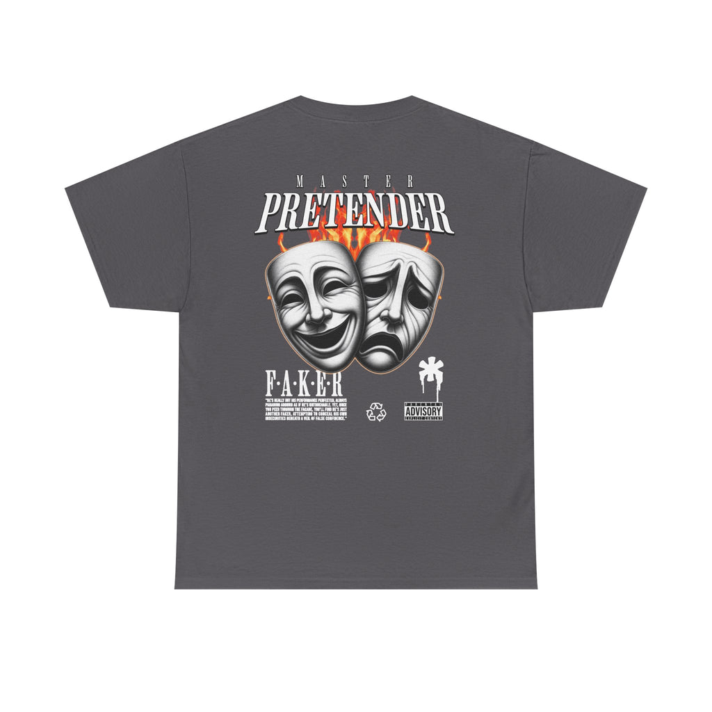 Master Pretender Graphic Tee - Unisex Heavy Cotton Shirt, Streetwear, Casual Wear, Gift for Friends, Music Lovers, Festival Outfit