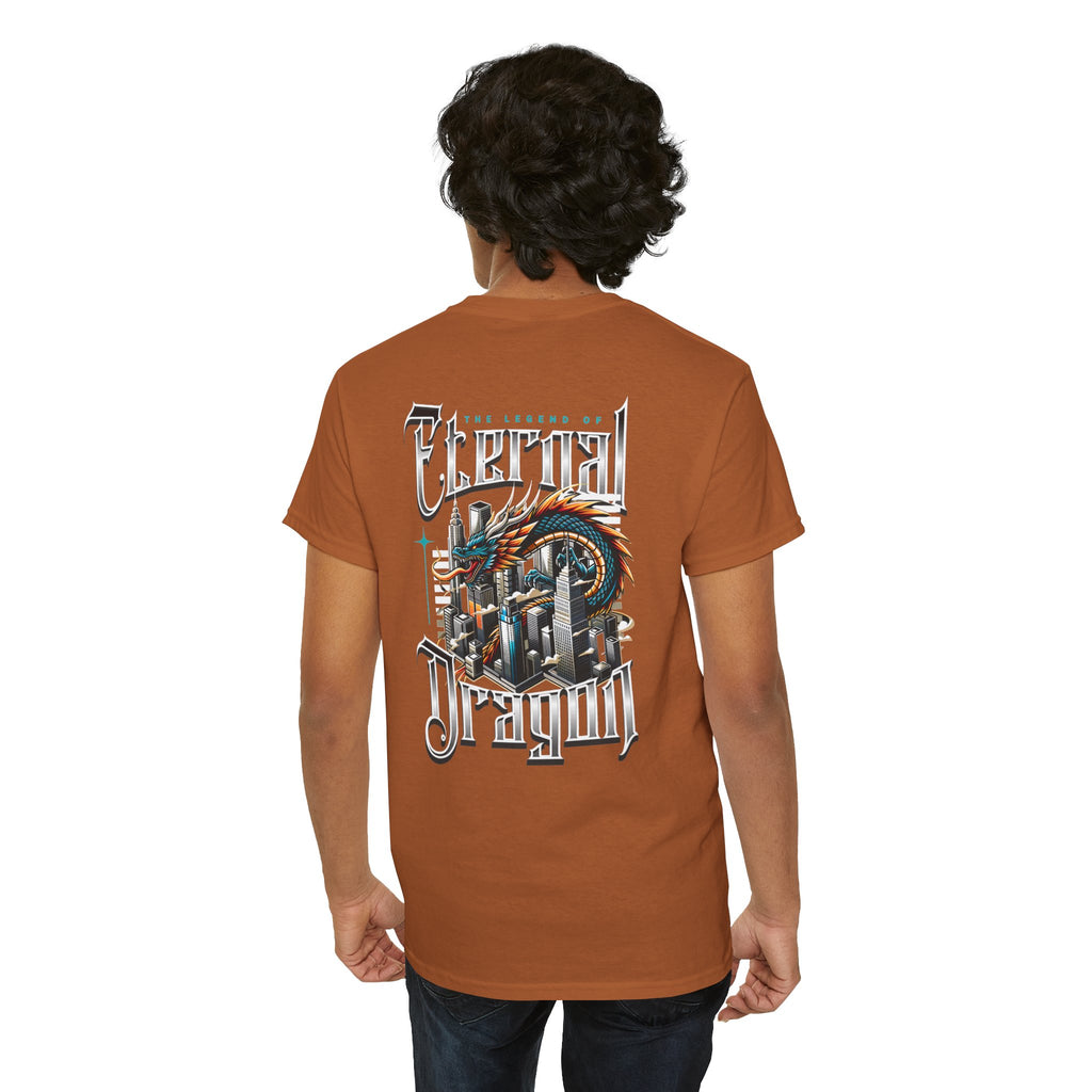 Fierce Dragon Graphic Tee, Unisex Cotton T-Shirt, Casual Streetwear, Fantasy Theme, Gift for Dragon Lovers
