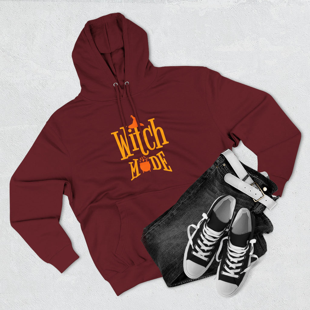 Witch Mode Halloween Fleece Hoodie