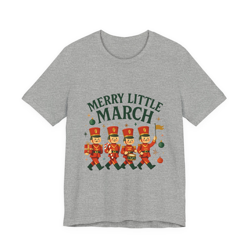 Merry Little March Nutcracker Toy Soldier Christmas Tee