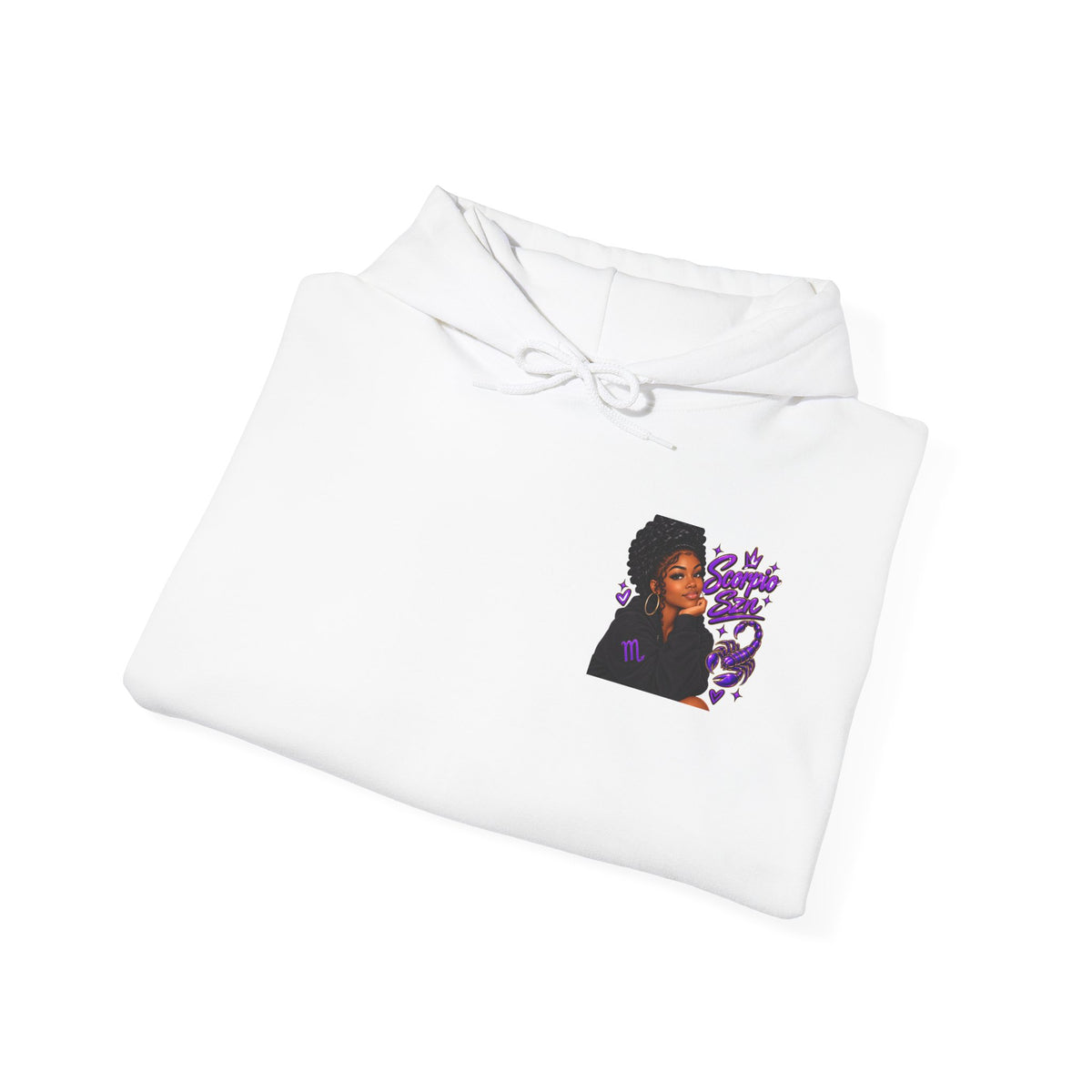 Scorpio Queen Zodiac Graphic Hoodie