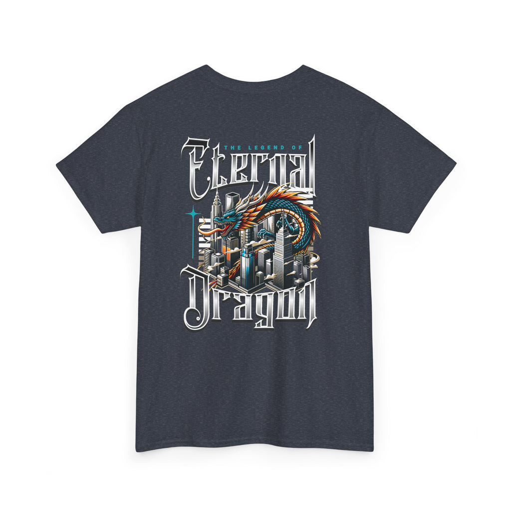 Fierce Dragon Graphic Tee, Unisex Cotton T-Shirt, Casual Streetwear, Fantasy Theme, Gift for Dragon Lovers