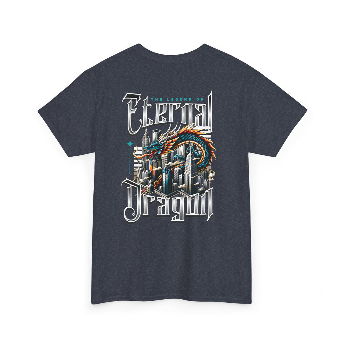 Fierce Dragon Graphic Tee, Unisex Cotton T-Shirt, Casual Streetwear, Fantasy Theme, Gift for Dragon Lovers