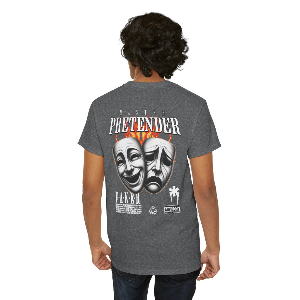 Master Pretender Graphic Tee - Unisex Heavy Cotton Shirt, Streetwear, Casual Wear, Gift for Friends, Music Lovers, Festival Outfit