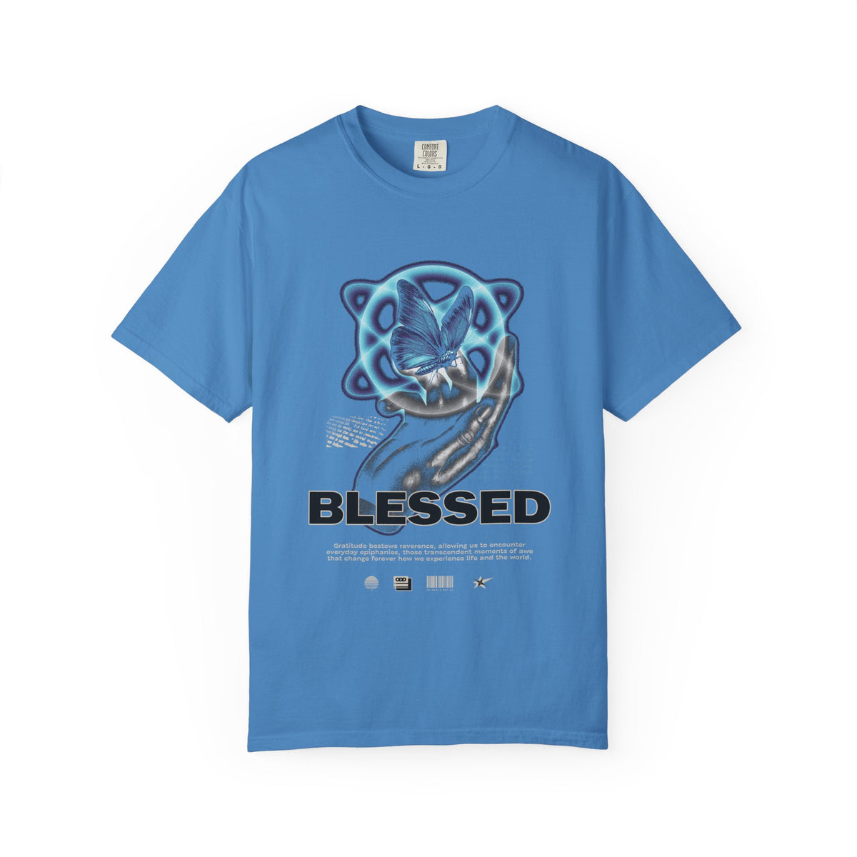 Blessed Unisex Garment-Dyed T-Shirt, Spiritual Apparel, Casual Wear, Gift for Him/Her, Everyday Comfort
