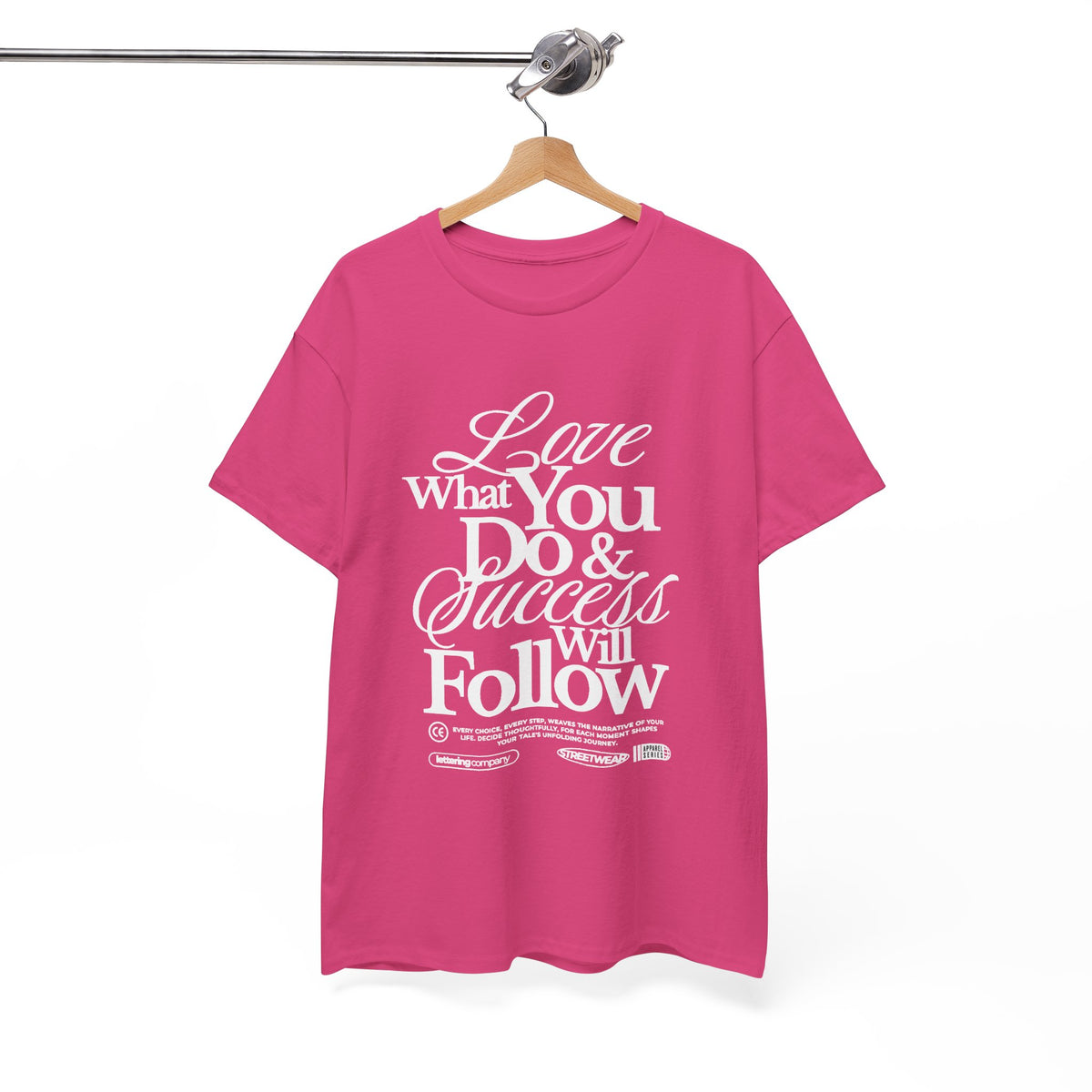 Motivational Unisex Heavy Cotton Tee - Love What You Do & Success Will Follow, Inspirational Shirt, Positive Vibes T-Shirt, Gift for [...]