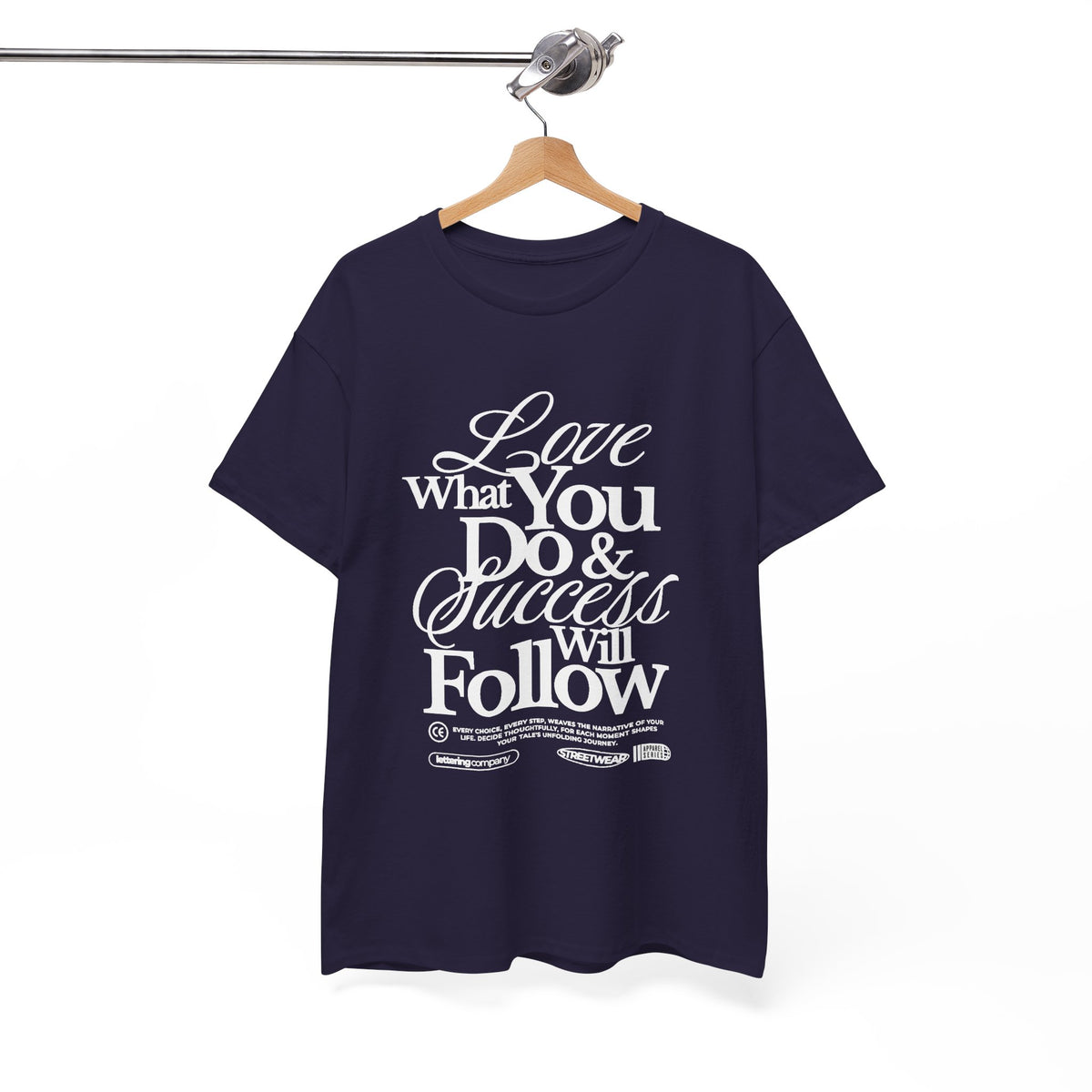 Motivational Unisex Heavy Cotton Tee - Love What You Do & Success Will Follow, Inspirational Shirt, Positive Vibes T-Shirt, Gift for [...]