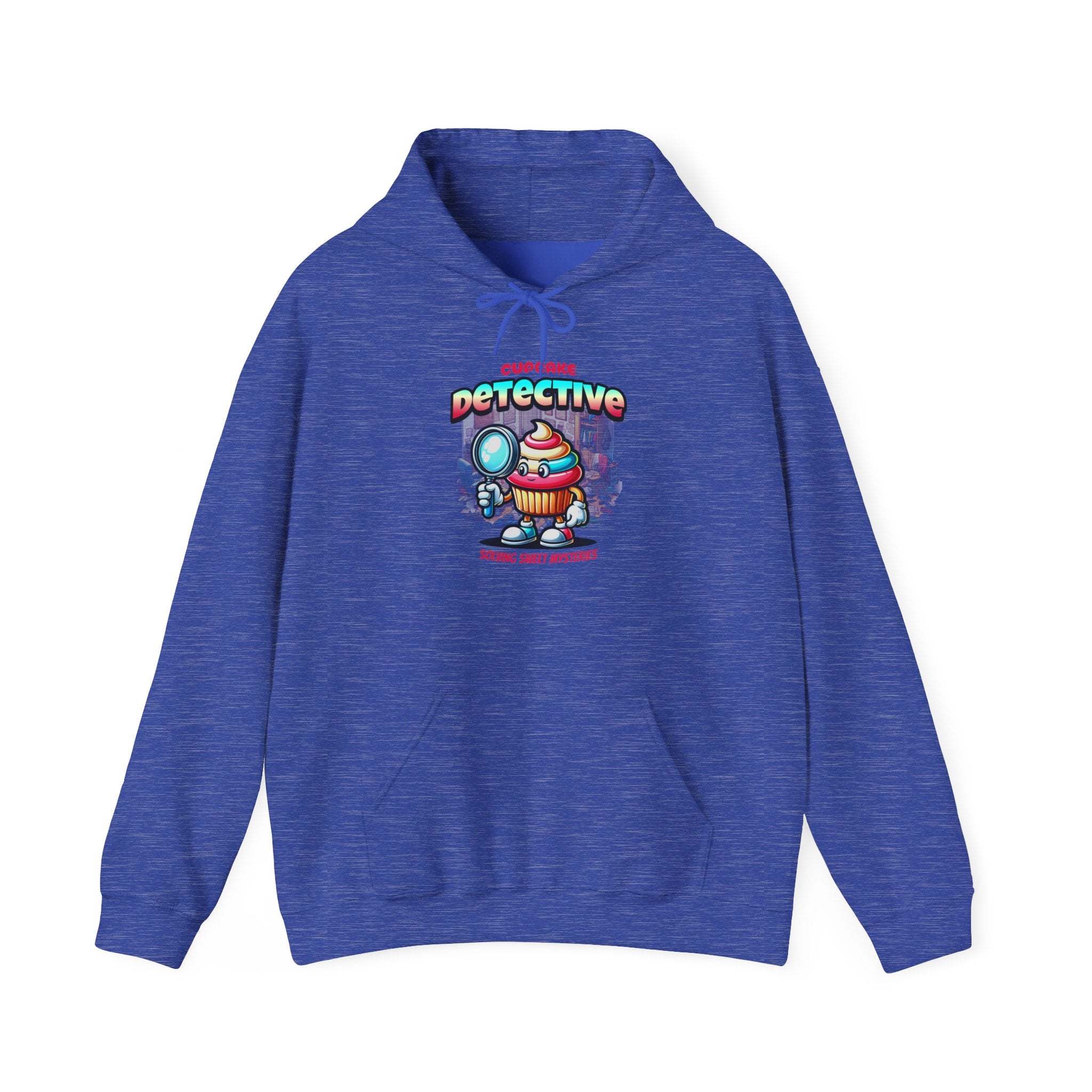 Detective Cupcake Hoodie — Cute Detective Dessert Graphic Sweatshirt