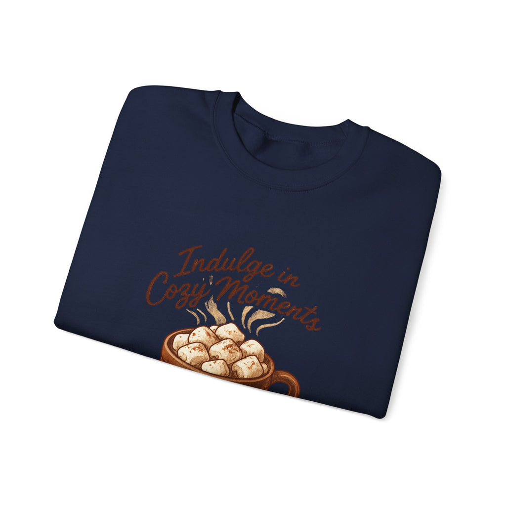 Cozy Moments Sweatshirt — Hot Cocoa Mug Crewneck