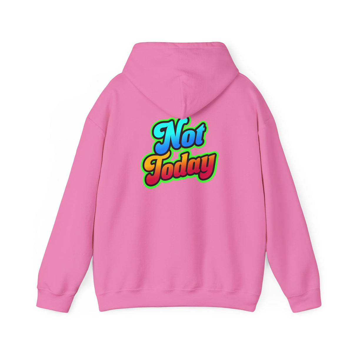 Chill Vibes Hoodie - Unisex Heavy Blend™ Hooded Sweatshirt with 'Not Today' Design, Cozy Casual Wear, Birthday Gift, Self-Care, [...]