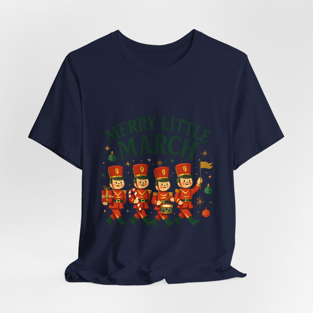 Merry Little March Nutcracker Toy Soldier Christmas Tee