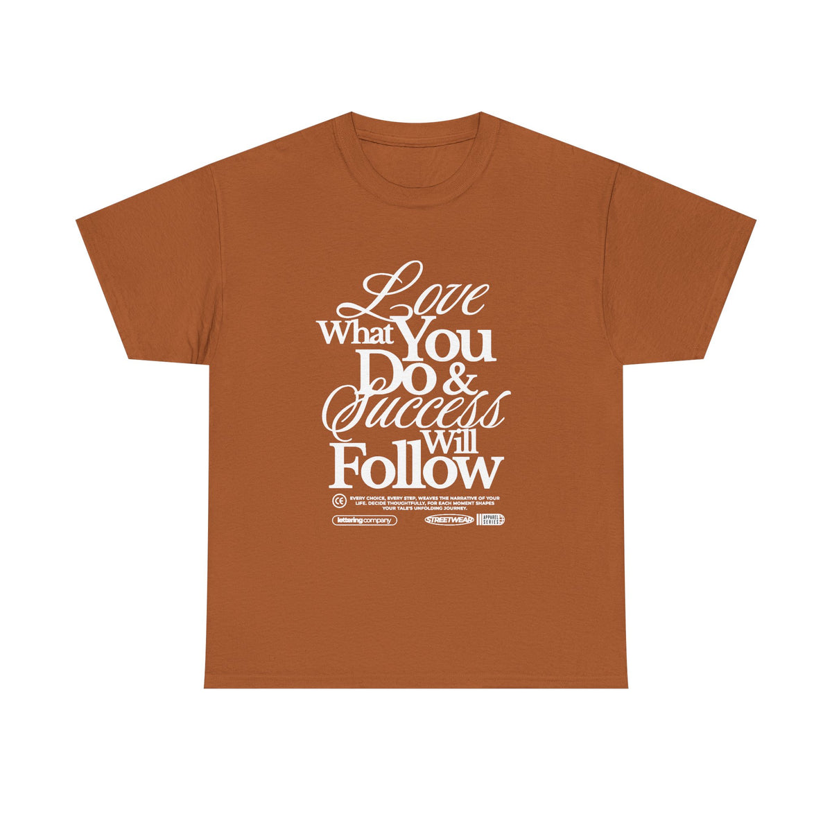 Motivational Unisex Heavy Cotton Tee - Love What You Do & Success Will Follow, Inspirational Shirt, Positive Vibes T-Shirt, Gift for [...]