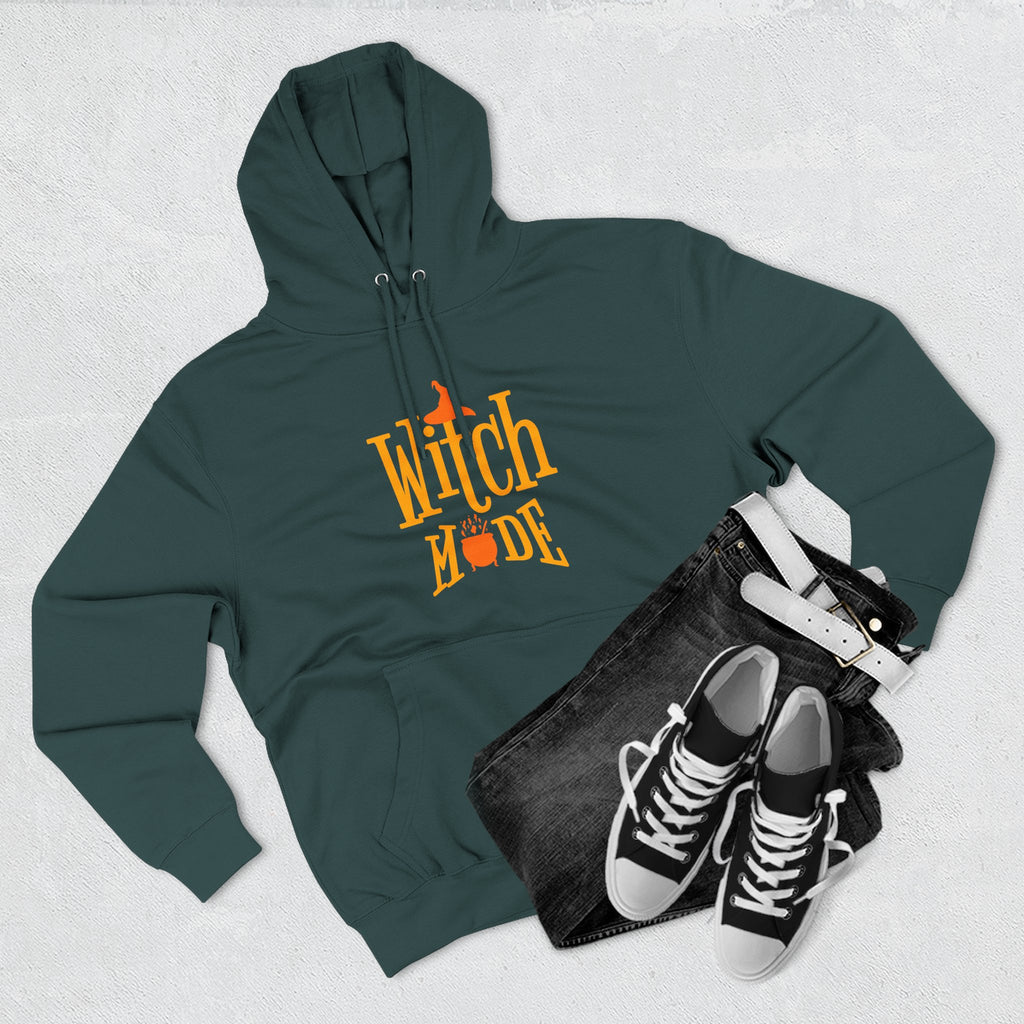 Witch Mode Halloween Fleece Hoodie