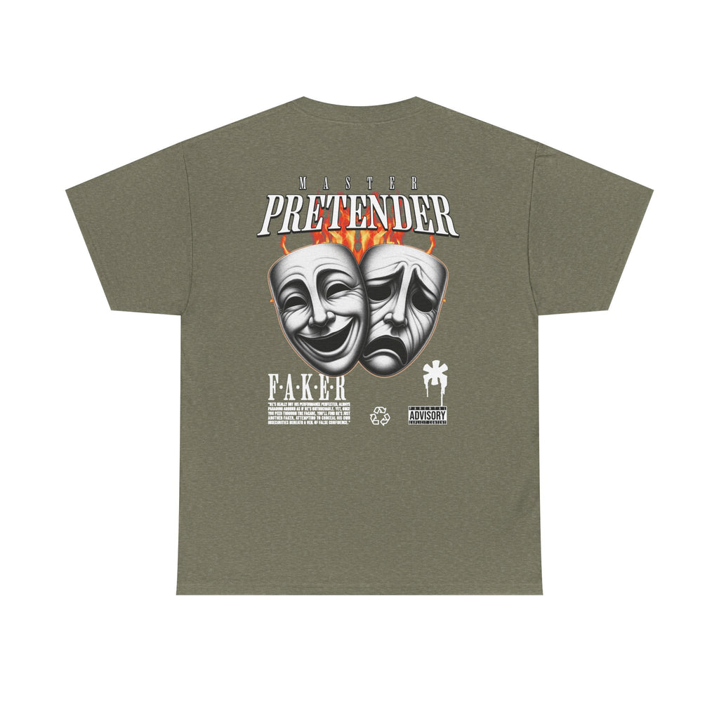 Master Pretender Graphic Tee - Unisex Heavy Cotton Shirt, Streetwear, Casual Wear, Gift for Friends, Music Lovers, Festival Outfit