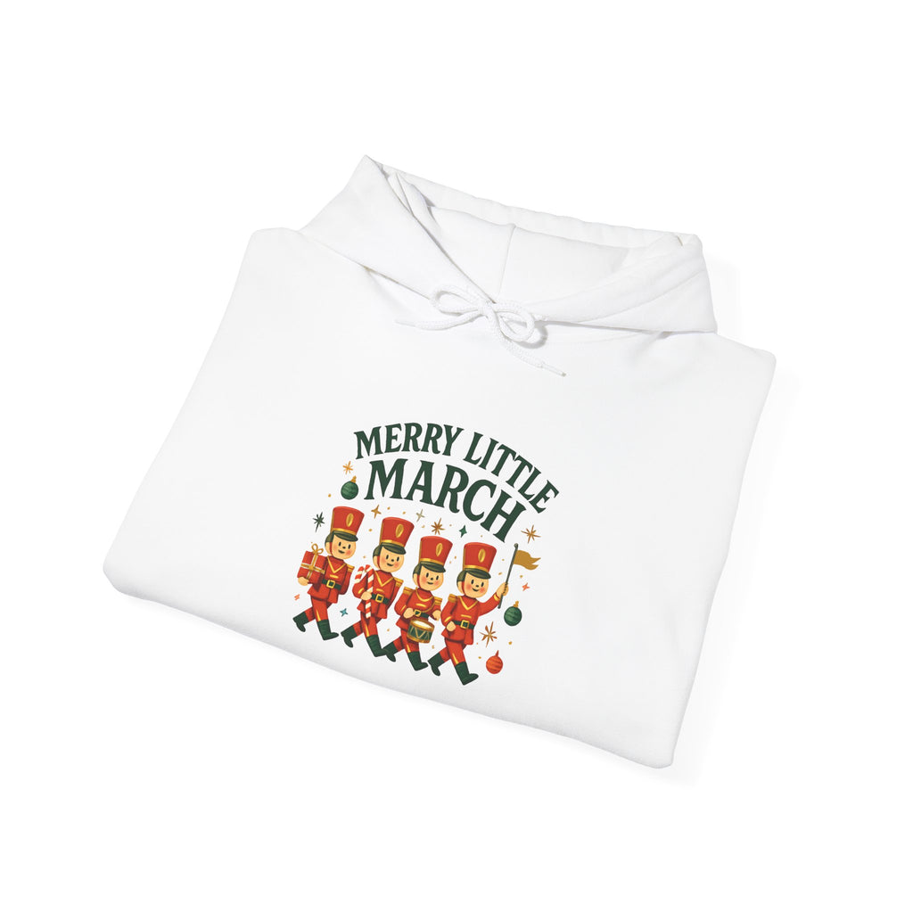 Marching Nutcracker Hoodie – "Merry Little March" Holiday Sweatshirt