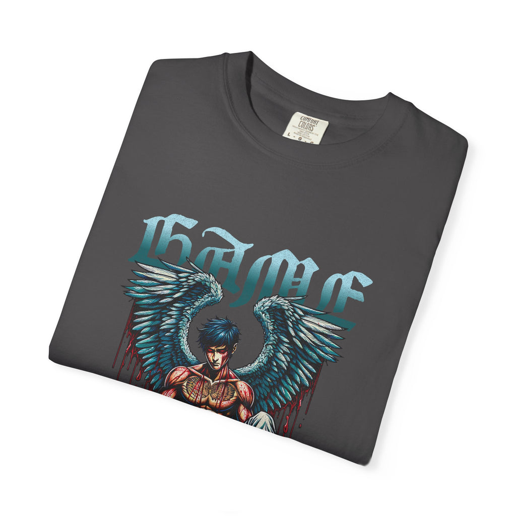 Fallen Angel Graphic T-Shirt — 'Blood & Water' Gothic Skate Tee