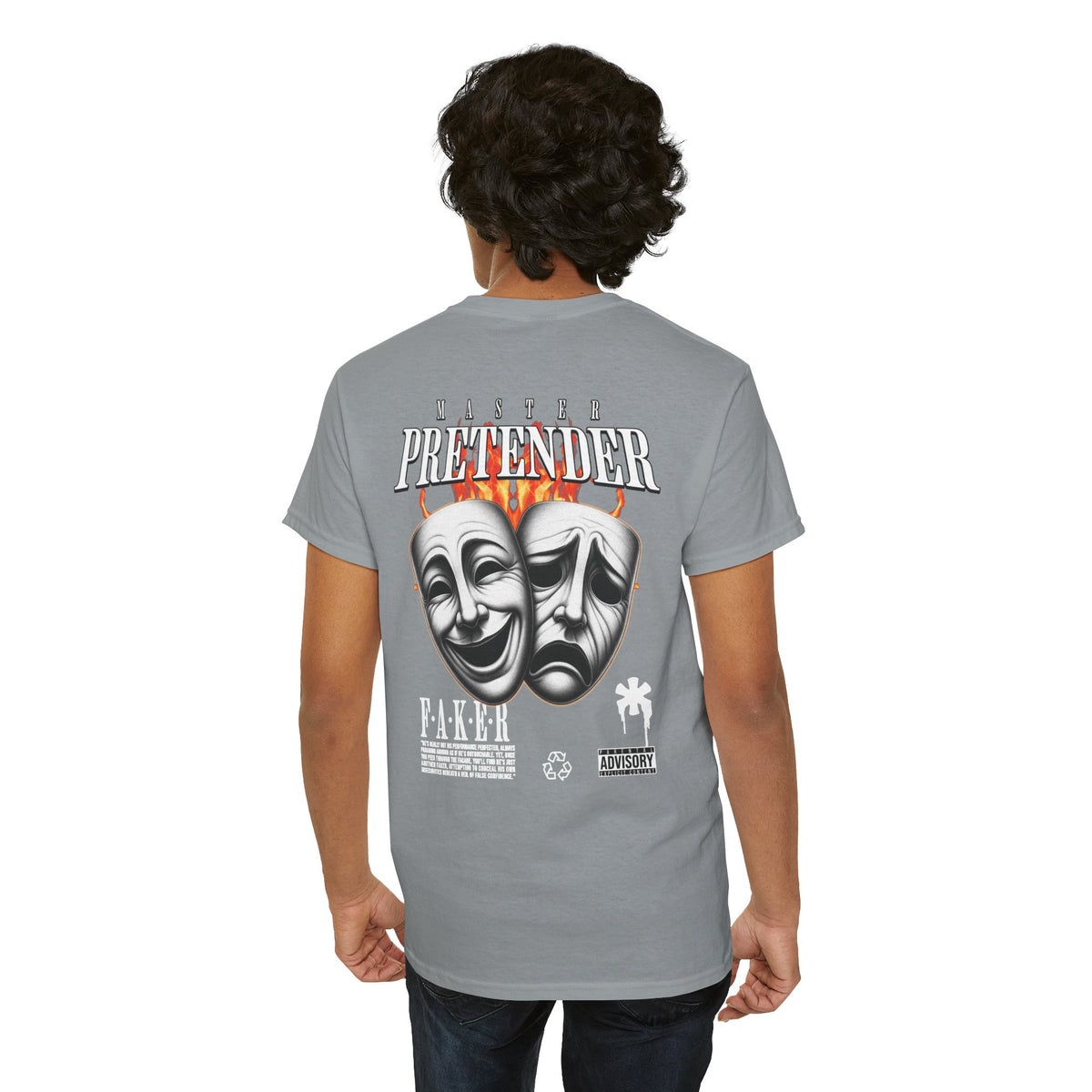 Master Pretender Graphic Tee - Unisex Heavy Cotton Shirt, Streetwear, Casual Wear, Gift for Friends, Music Lovers, Festival Outfit