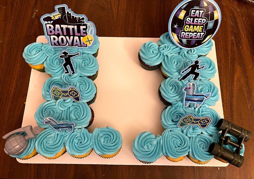 Number Pullapart Cupcakes