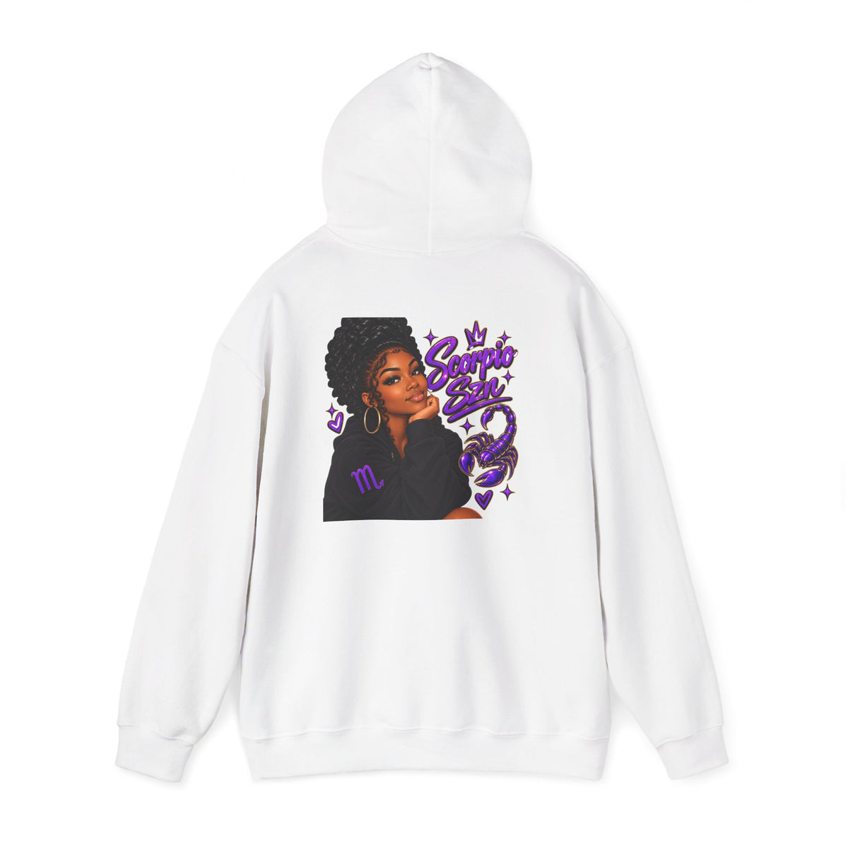 Scorpio Queen Zodiac Graphic Hoodie
