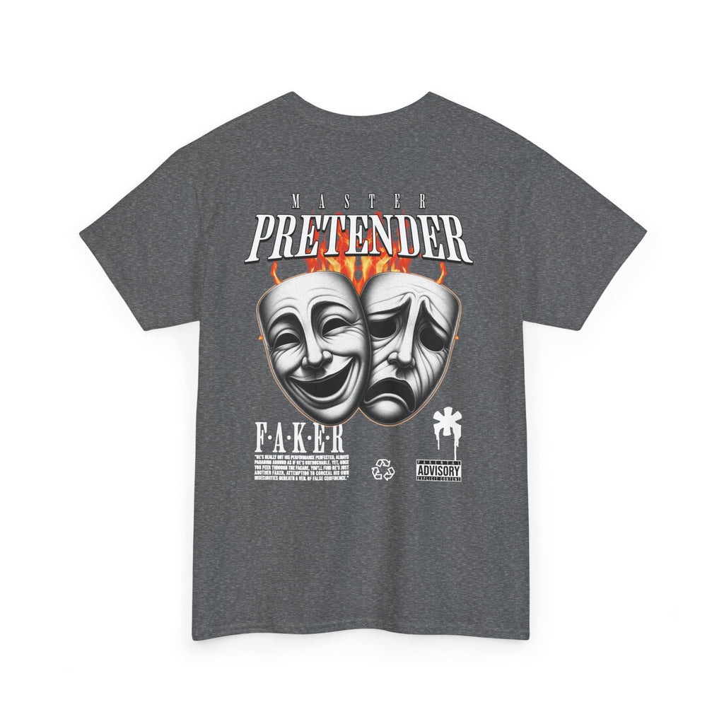 Master Pretender Graphic Tee - Unisex Heavy Cotton Shirt, Streetwear, Casual Wear, Gift for Friends, Music Lovers, Festival Outfit