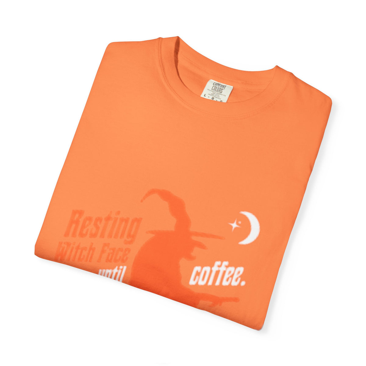 Resting Witch Face Coffee T-Shirt for Coffee Lovers, Halloween Gift, Funny Witch Shirt, Unisex Casual Wear, Spooky Apparel