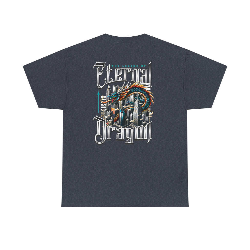 Fierce Dragon Graphic Tee, Unisex Cotton T-Shirt, Casual Streetwear, Fantasy Theme, Gift for Dragon Lovers
