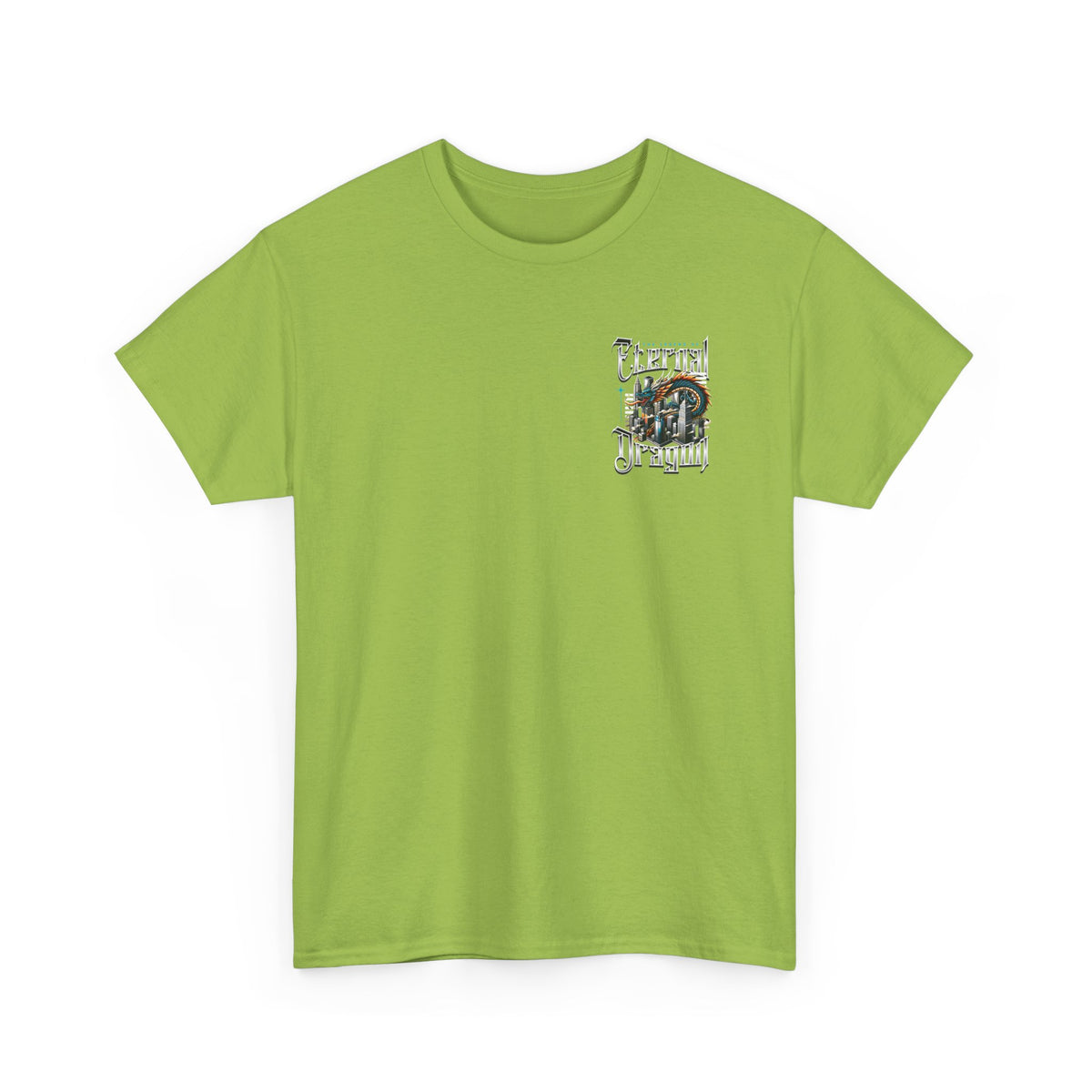 Electric Dragon T‑Shirt — Retro City Dragon Graphic Tee