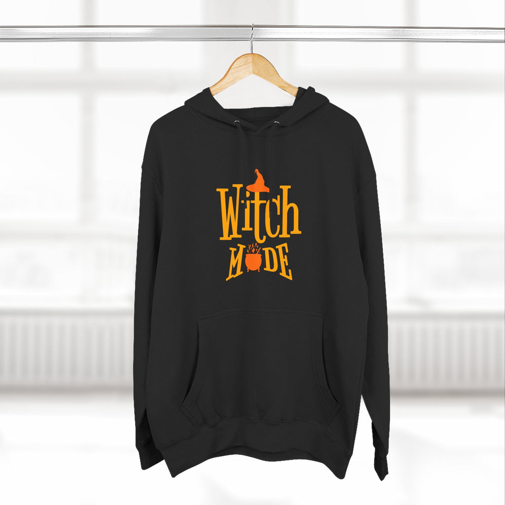 Witch Mode Halloween Fleece Hoodie