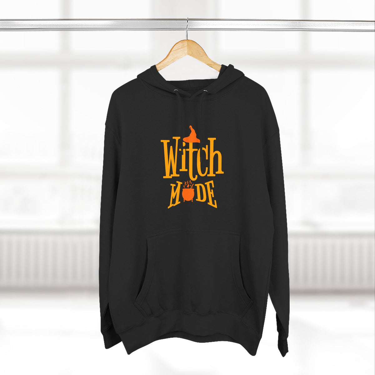 Witch Mode Halloween Fleece Hoodie