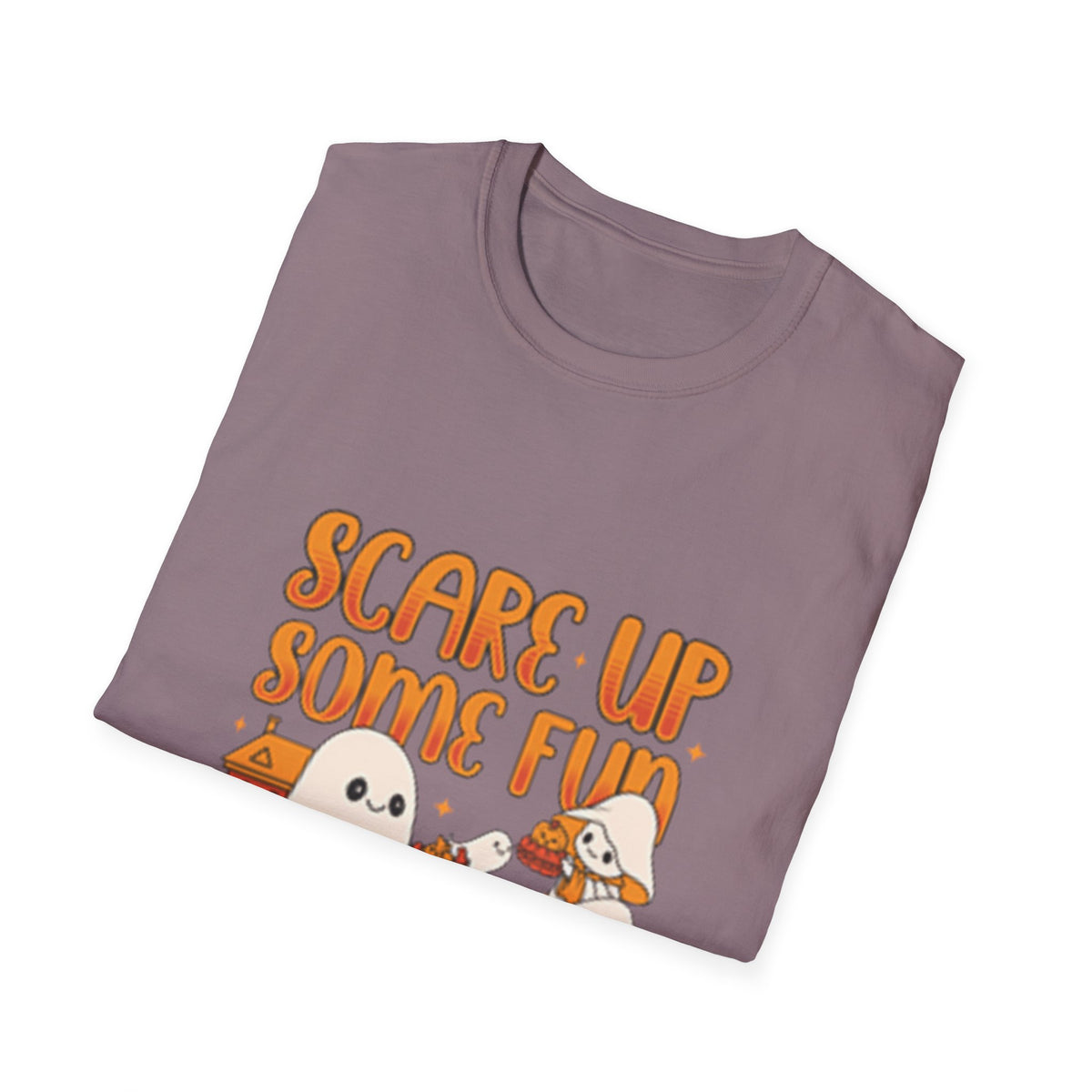Happy Halloween Ghosts Unisex T-Shirt, Scare Up Some Fun Tee, Spooky T-Shirt, Cute Halloween Shirt, Fall Outfit, Trick or Treat Top
