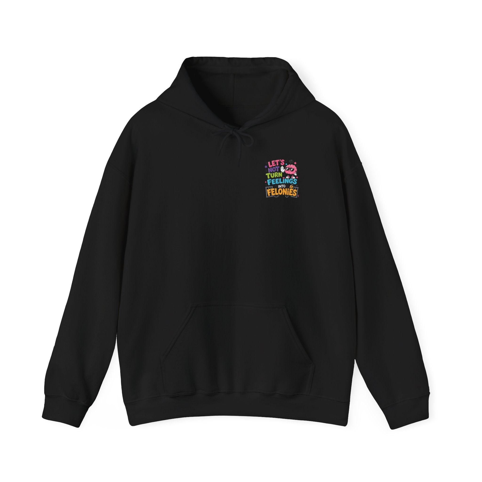 Let’s Not Turn Feelings Into Felonies Hoodie