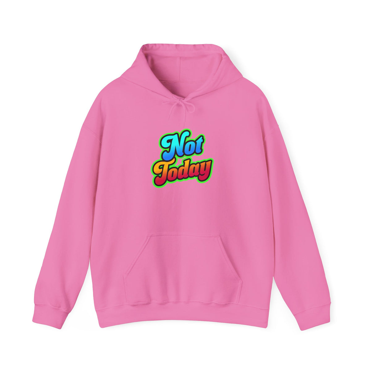 Chill Vibes Hoodie - Unisex Heavy Blend™ Hooded Sweatshirt with 'Not Today' Design, Cozy Casual Wear, Birthday Gift, Self-Care, [...]