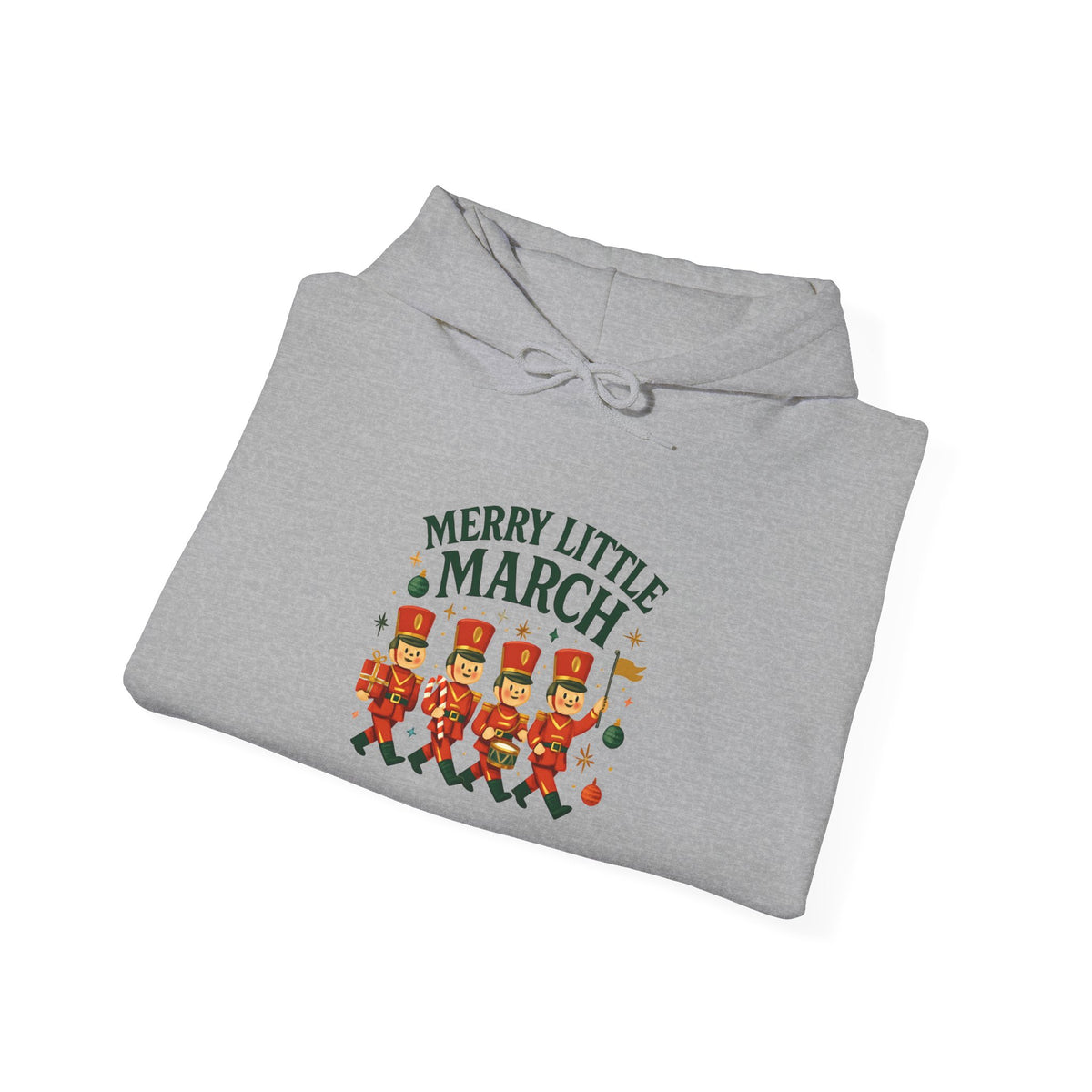 Marching Nutcracker Hoodie – "Merry Little March" Holiday Sweatshirt