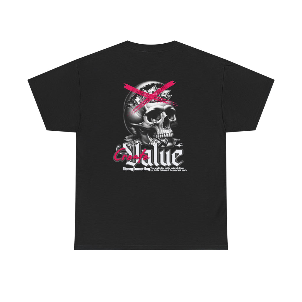 Skull Graphic Tee, Punk T-Shirt, Alternative Apparel, Unisex Heavy Cotton Tee, Unique Streetwear, Gift for Music Lovers