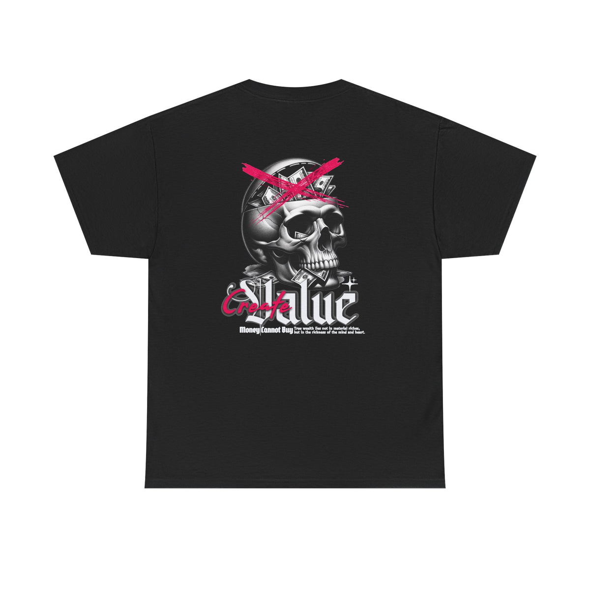 Skull Graphic Tee, Punk T-Shirt, Alternative Apparel, Unisex Heavy Cotton Tee, Unique Streetwear, Gift for Music Lovers