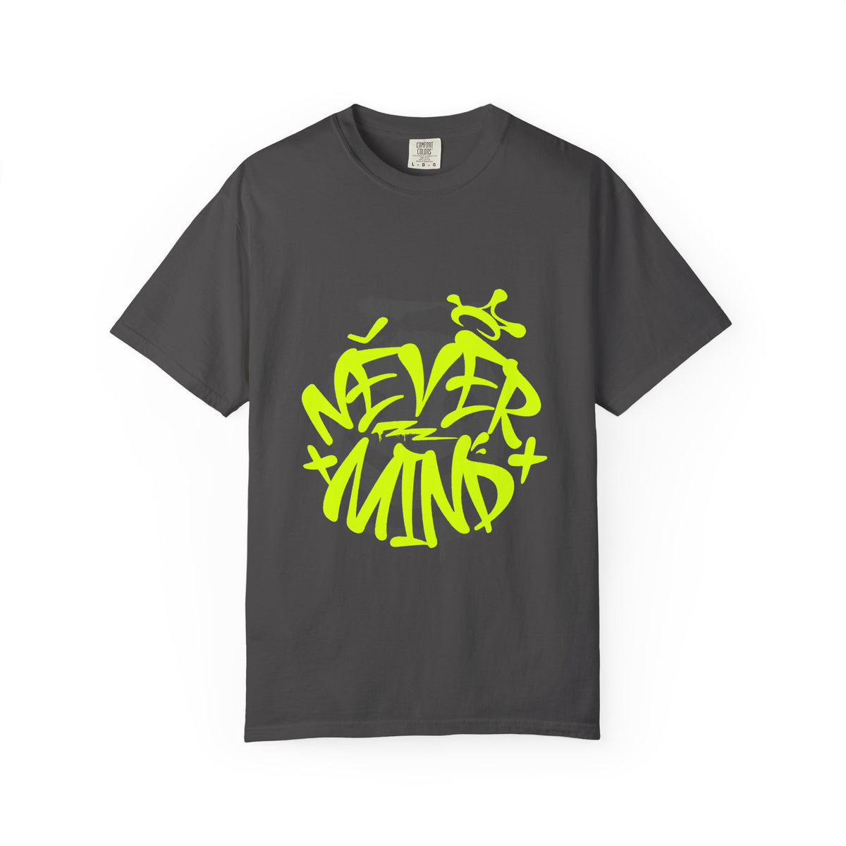 Never Mind Graffiti Graphic T-Shirt