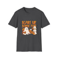 Happy Halloween Ghosts Unisex T-Shirt, Scare Up Some Fun Tee, Spooky T-Shirt, Cute Halloween Shirt, Fall Outfit, Trick or Treat Top