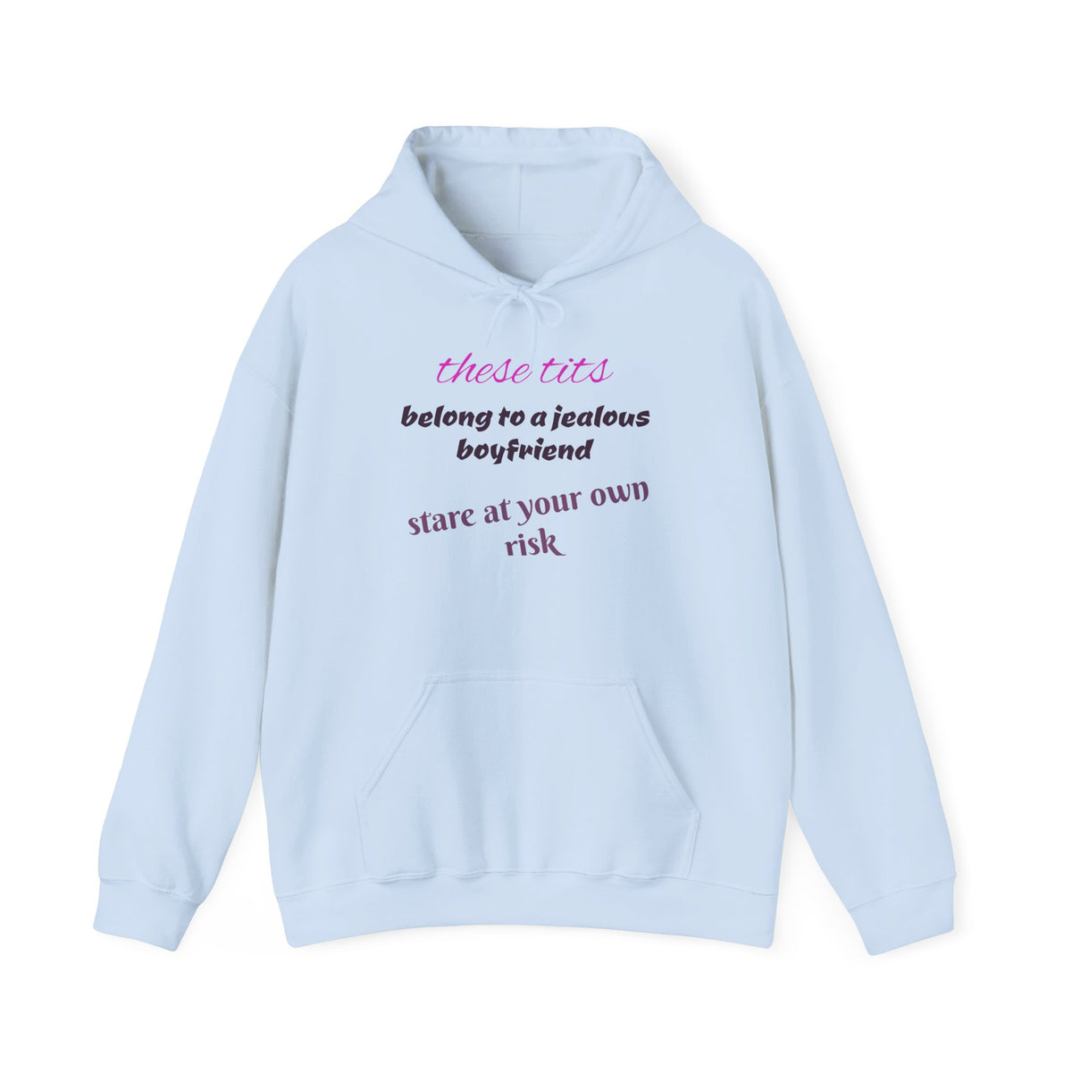 Jealous Boyfriend Hoodie, Funny Sweatshirt Gift, Statement Hoodie, Casual Streetwear, Unique Gift for Her, Playful Graphic Wear
