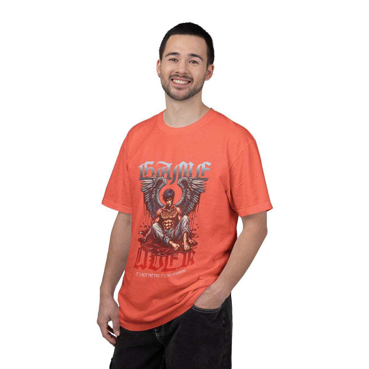 Fallen Angel Graphic T-Shirt — 'Blood & Water' Gothic Skate Tee