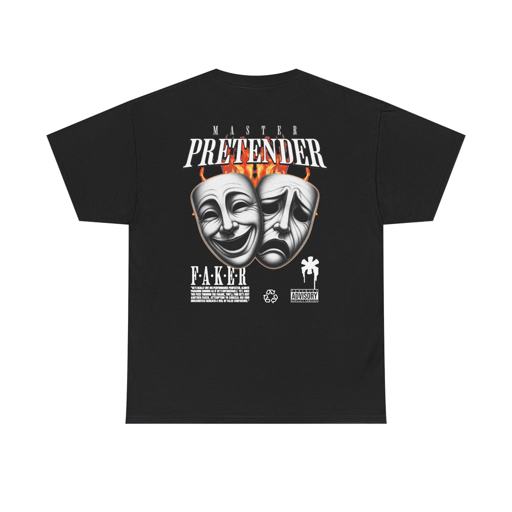 Master Pretender Graphic Tee - Unisex Heavy Cotton Shirt, Streetwear, Casual Wear, Gift for Friends, Music Lovers, Festival Outfit