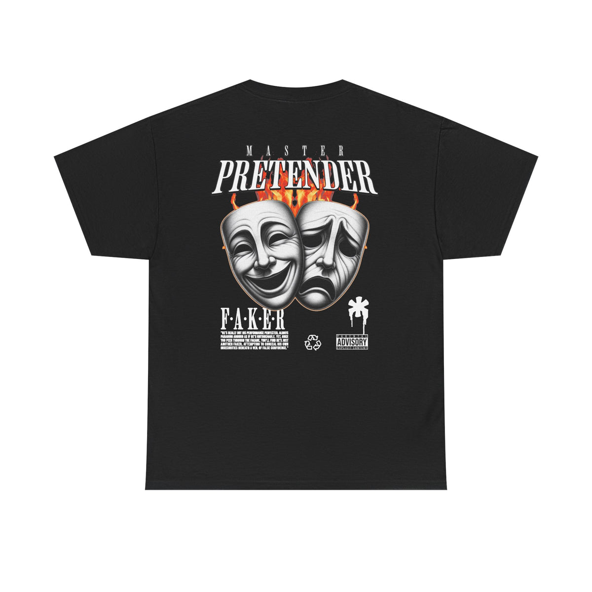 Master Pretender Graphic Tee - Unisex Heavy Cotton Shirt, Streetwear, Casual Wear, Gift for Friends, Music Lovers, Festival Outfit