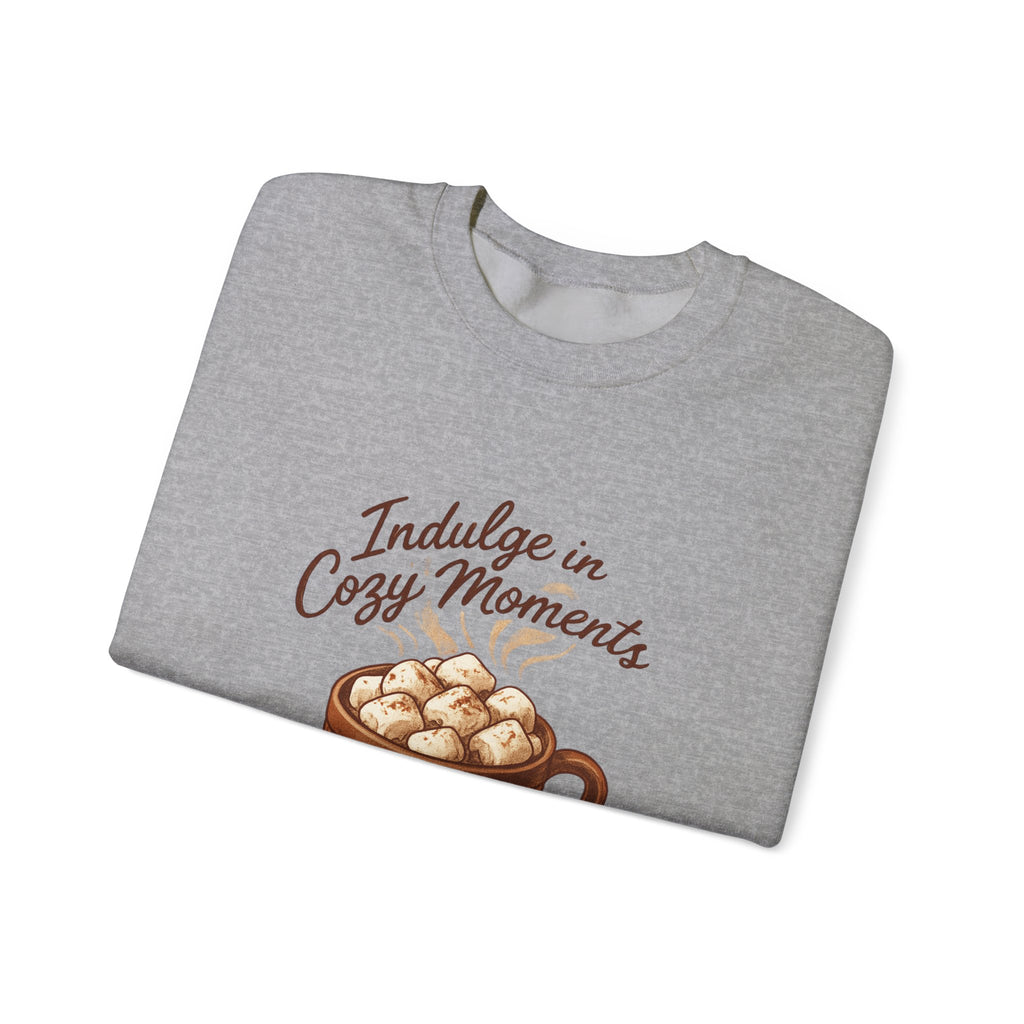 Cozy Moments Sweatshirt — Hot Cocoa Mug Crewneck