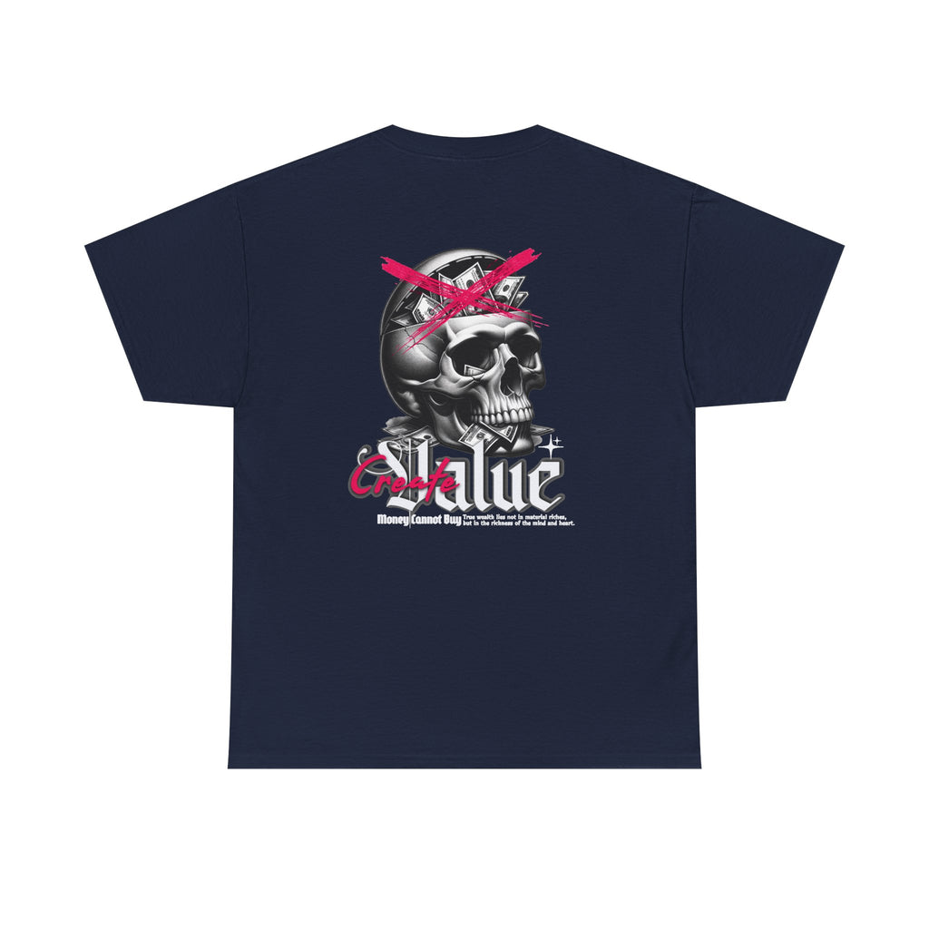 Skull Graphic Tee, Punk T-Shirt, Alternative Apparel, Unisex Heavy Cotton Tee, Unique Streetwear, Gift for Music Lovers
