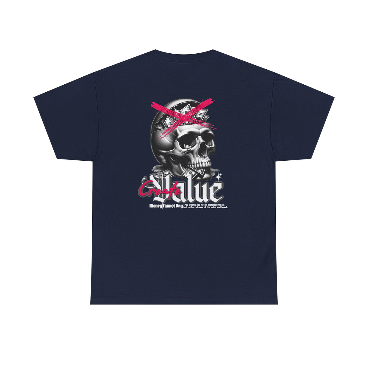 Skull Graphic Tee, Punk T-Shirt, Alternative Apparel, Unisex Heavy Cotton Tee, Unique Streetwear, Gift for Music Lovers
