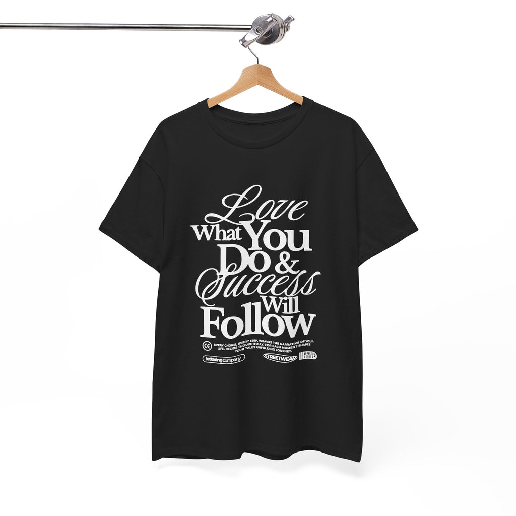 Motivational Unisex Heavy Cotton Tee - Love What You Do & Success Will Follow, Inspirational Shirt, Positive Vibes T-Shirt, Gift for [...]