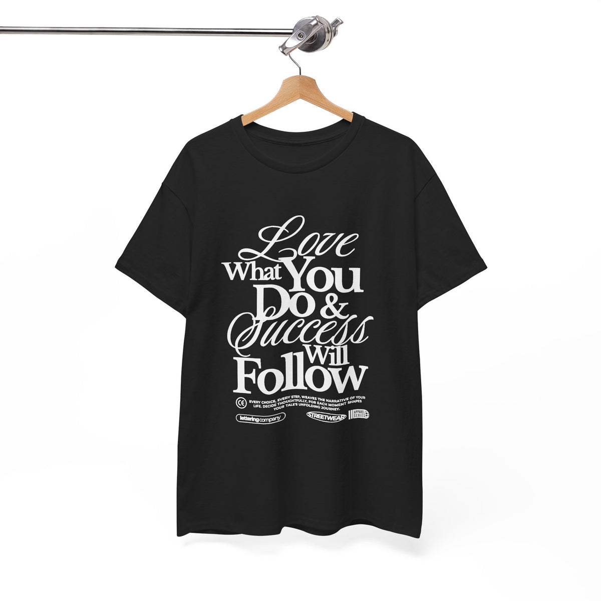 Motivational Unisex Heavy Cotton Tee - Love What You Do & Success Will Follow, Inspirational Shirt, Positive Vibes T-Shirt, Gift for [...]