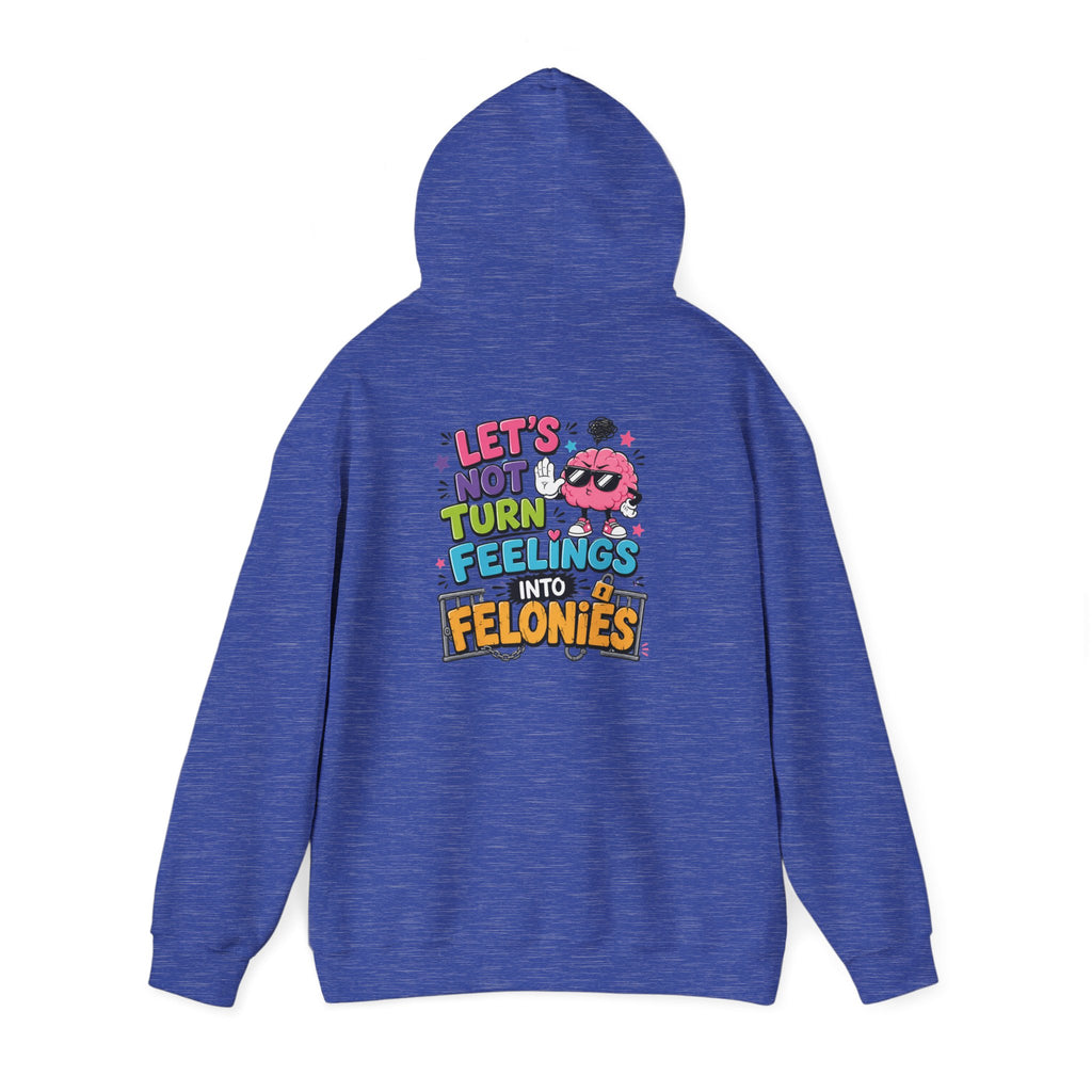 Let’s Not Turn Feelings Into Felonies Hoodie