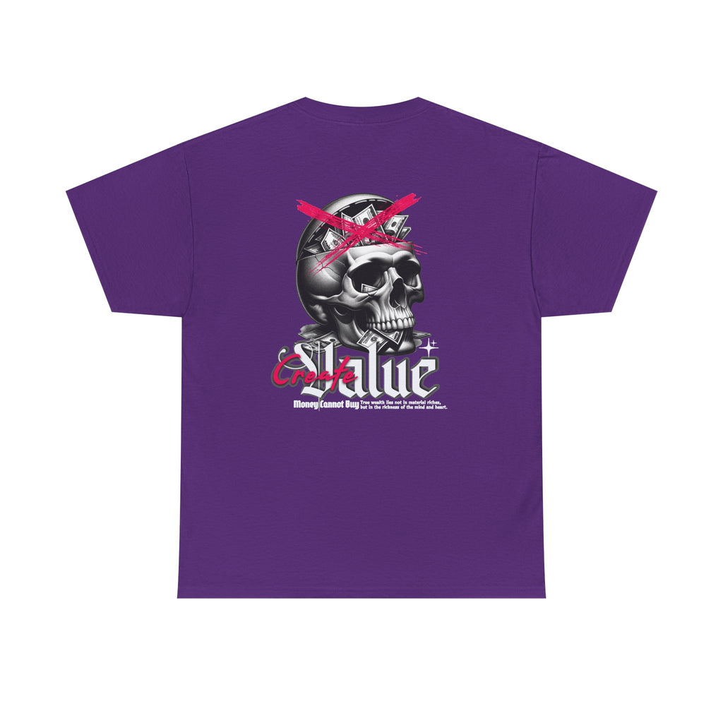 Skull Graphic Tee, Punk T-Shirt, Alternative Apparel, Unisex Heavy Cotton Tee, Unique Streetwear, Gift for Music Lovers