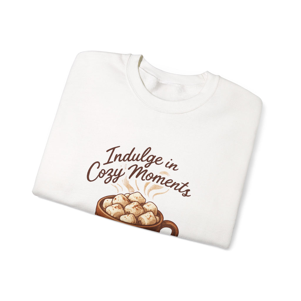 Cozy Moments Sweatshirt — Hot Cocoa Mug Crewneck