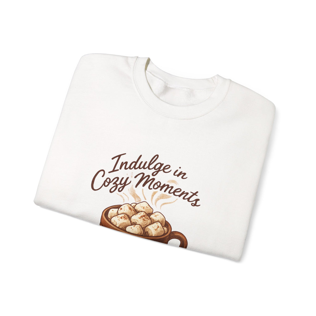 Cozy Moments Sweatshirt — Hot Cocoa Mug Crewneck
